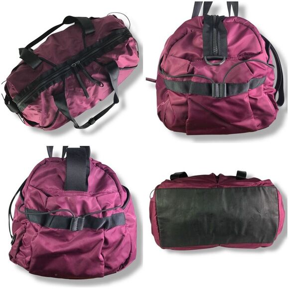 Lululemon Athletica Extra Mile Duffle Gym Yoga Travel Bag Weekender Crossbody - Picture 5 of 16